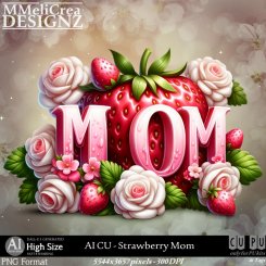 AI - CU Strawberry Mom (CU4PU/PNG/HS)