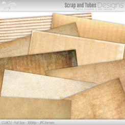 Grungy Textured Cardboard Papers