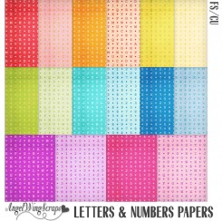 Letters & Numbers Papers (FS/CU)