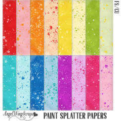 Paint Splatters Papers (FS/CU)