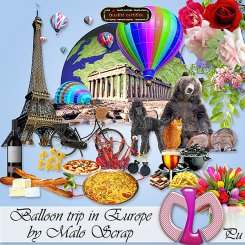 Balloon trip in Europe kit (FS/PU)