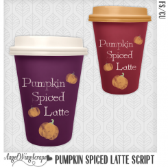 Pumpkin Spiced Latte Script (FS/CU)