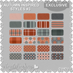 Autumn Inspired PS Styles #3 - Exclusive (CU4CU)