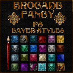 Brocade Fancy PS Layer Styles (CU4CU)