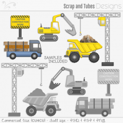 Construction Vehicle Templates