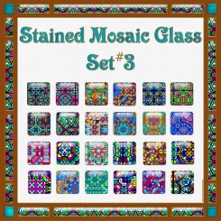 Stained Mosaic Glass (Set #3) PS Layer Styles (CU4CU)