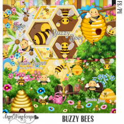 Buzzy Bees Page Kit (FS/PU)