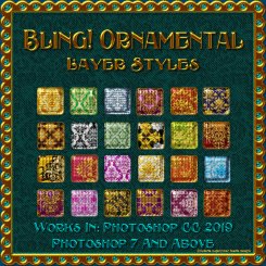 Bling! Ornamental PS Layer Styles (CU4CU)