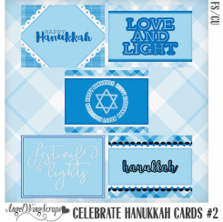 Celebrate Hanukkah Cards #2 (FS/CU)