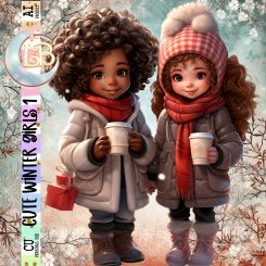 Cute Winter Girls 1 (TS-CU)