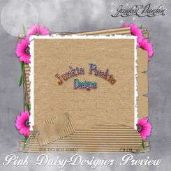 Designer Preview - Pink Daisy