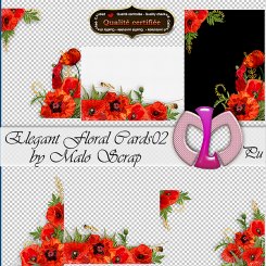 Elegant Floral Cards02 (FS/PU)
