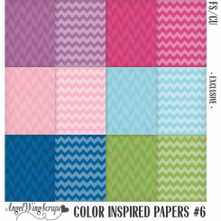 Color Inspired Papers #6 - Exclusive (FS/CU)