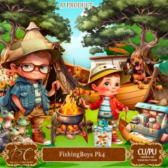 Fishing Boys Pk 4 (FS-CU)