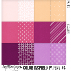 Color Inspired Papers #4 - Exclusive (FS/CU)