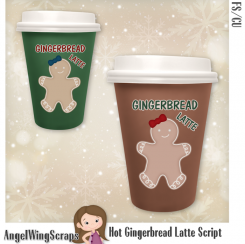Hot Gingerbread Latte Script (FS/CU)