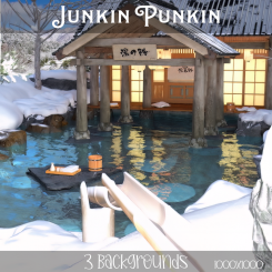 Backgrounds - Japanese Winter Spa