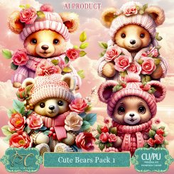 Cute Bears Pk 1 (FS-CU)