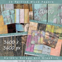 Painted Wood Papers 1 (FS/CU4CU)