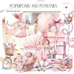 Pompoms and ponytails