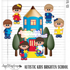 Autistic Kids Brighten School (FS/CU)