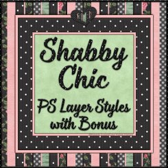 Shabby Chic PS Layer Styles (CU4CU)