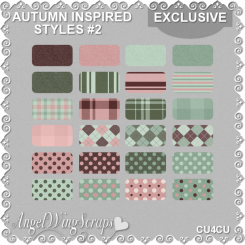 Autumn Inspired PS Styles #2 - Exclusive (CU4CU)