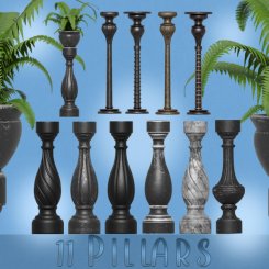 Pillars clipart (FS/CU)
