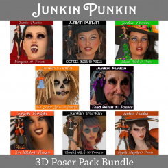 Bundle - CU - Poser Pack - Halloween