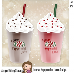 Frozen Peppermint Latte Script (FS/CU)
