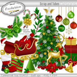 EXCLUSIVE ~ Holiday Grayscale Templates 5