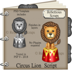 CIRCUS LION (FS/CU/TEMPLATE/SCRIPT)