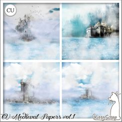 CU medieval papers vol.1 by kittyscrap