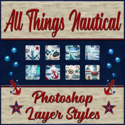 "All Things Nautical" PS Layer Styles (CU4CU)