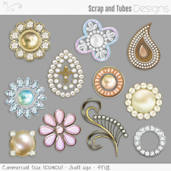 Diamonds and Pearls Clipart 1