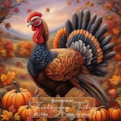 Thanksgiving Turkey backgrounds (FS/CU)