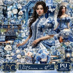 Victorian in Blue (TS-PU)