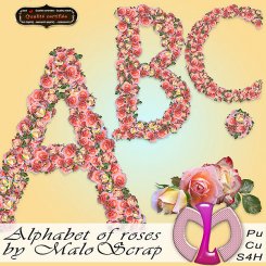Floral alphabet (FS/PU/CU/S4H)