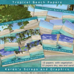 Tropical Beach Papers (FS/CU4CU)