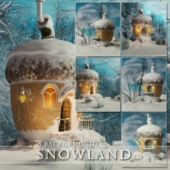 Snowland Backgrounds FS/CU