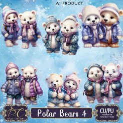 Polar Bears Pk4 (TS-CU)