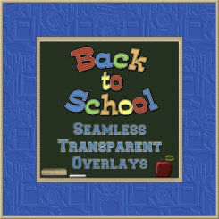 Back To School Seamless Transparent Overlays (CU4CU)