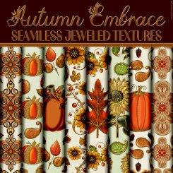 "Autumn Embrace" Seamless Textures (CU4CU)