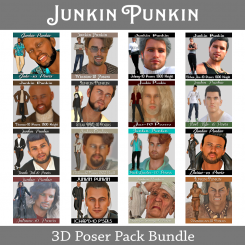 Bundle - CU - Poser Pack - Men