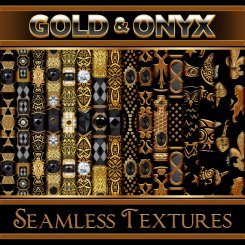 Gold and Onyx Seamless Textures (FS, CU4CU)
