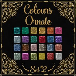 Bling! Colours Ornate PS Layer Styles Set #2 (CU4CU)