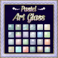 Pastel Art Glass PS Layer Styles (CU4CU)