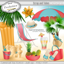 EXCLUSIVE ~ Grayscale Summer Templates 2